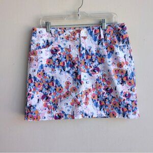 St. John's Bay Floral Print Mini Skort